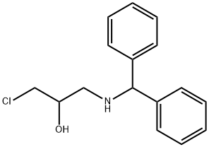 1-(benzhydrylaMino)-3-chloropropan-2-ol Struktur