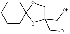 1-オキサ-4-アザスピロ[4.5]デカン-3,3-ジイルジメタノール 化学構造式