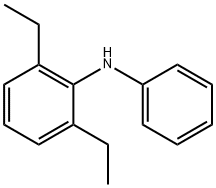 Benzenamine, 2,6-diethyl-N-phenyl- (9CI) 化学構造式