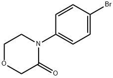 4-(4-BROMOPHENYL)MORPHOLIN-3-ONE Structure