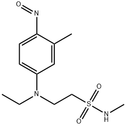 2-[에틸(3-메틸-4-니트로소페닐)아미노]-N-메틸에탄술폰아미드
