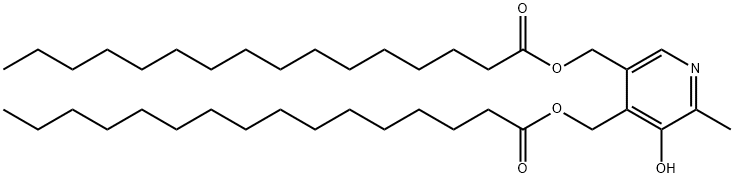 吡哆醇二棕榈酸酯,635-38-1,结构式
