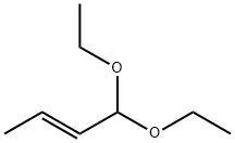反-2-丁烯醛二乙基缩醛,63511-92-2,结构式