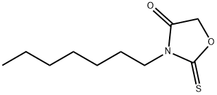 3-heptyl-2-thioxooxazolidin-4-one Struktur