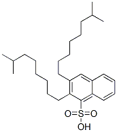 Naphthalenesulfonic acid, diisononyl- Struktur