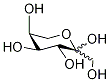 D-フルクトース-5-13C 化学構造式