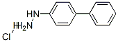 Hydrazine, (4-biphenylyl)-, hydrochloride Structure