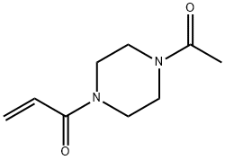 Piperazine, 1-acetyl-4-(1-oxo-2-propenyl)- (9CI) Structure