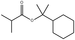 1-cyclohexyl-1-methylethyl isobutyrate,63574-03-8,结构式