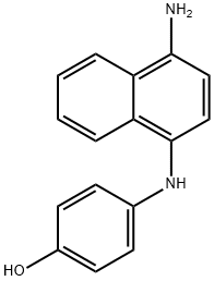 4-(4-aminonaphthalen-1-ylamino)phenol 结构式