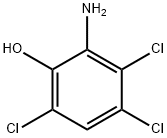 2-氨基-3,4,6-三氯苯酚,6358-15-2,结构式