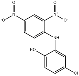 4-chloro-2-(2,4-dinitrophenylamino)phenol 结构式