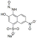 3-Hydroxy-7-nitro-4-(nitrosoamino)-1-naphthalenesulfonic acid sodium salt,63589-21-9,结构式