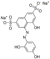 disodium 4-[(2,4-dihydroxyphenyl)azo]-5-hydroxynaphthalene-2,7-disulphonate|