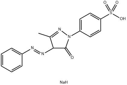 酸性嫩黄G, 6359-82-6, 结构式