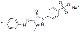 4-[4,5-Dihydro-3-methyl-4-[(4-methylphenyl)azo]-5-oxo-1H-pyrazol-1-yl]benzenesulfonic acid sodium salt|