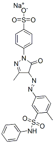 ACID YELLOW 25 (C.I. 18835) Struktur