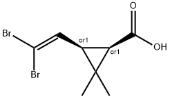 3-(2,2-DIBROMOVINYL)-2,2-DIMETHYL-(1-CYCLOPROPANE)CARBOXYLIC ACID (CIS ISOMER)  POR|3-(2,2-二溴乙烯基)-2,2-二甲基-(1-环丙烷)羧酸