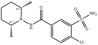 Clopamide Struktur