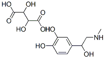 (+)-Epinephrine bitartrate Structure