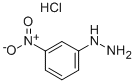 3-ニトロフェニルヒドラジン 塩酸塩 化学構造式