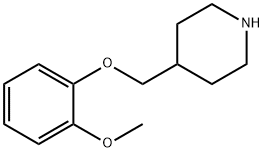4-[(2-METHOXYPHENOXY)METHYL]PIPERIDINE,63608-36-6,结构式