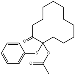 2-Acetyloxy-2-(phenylthio)cyclododecanone|