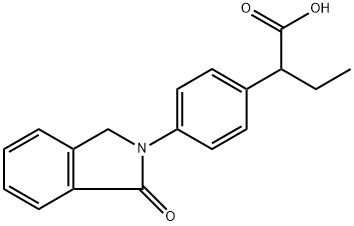 吲哚布芬 结构式