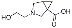 3-Azabicyclo[3.1.0] hexane-1-carboxylic acid, 3-(2-hydroxyethyl)- Struktur