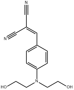 4-双(2-羟基乙基)氨基苄叉丙二腈,63619-34-1,结构式