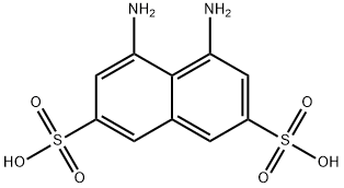 4,5-diaminonaphthalene-2,7-disulfonic acid Structure