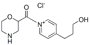 4-(3-hydroxypropyl)-1-(morpholinecarbonyl)pyridinium chloride Structure
