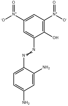 2-[(2,4-diaminophenyl)azo]-4,6-dinitrophenol ,6364-36-9,结构式