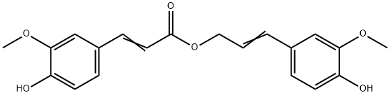 阿魏酸松柏酯, 63644-62-2, 结构式