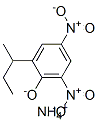 ammonium 2-sec-butyl-4,6-dinitrophenolate Structure