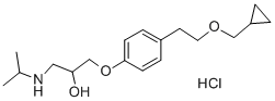 （±）- ベタキソロール塩酸塩 化学構造式