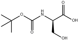 Boc-D-Serine Struktur