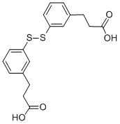 3,3'-DITHIOBISHYDROCINNAMIC ACID Structure