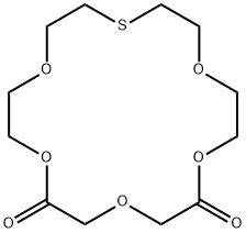 2,6-DIKETO-13-THIA-18-CROWN-6 Struktur