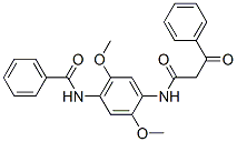 N-(4-benzamido-2,5-dimethoxyphenyl)-3-oxo-3-phenylpropionamide  Structure