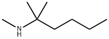 N,2-ジメチル-2-ヘキサンアミン 化学構造式