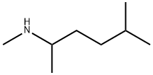 N,5-Dimethyl-2-hexanamine Struktur