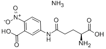 L-GLUTAMIC ACID GAMMA-(3-CARBOXY-4-NITROANILIDE) AMMONIUM SALT Structure