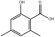 4,6-dimethylsalicylic acid  Structure