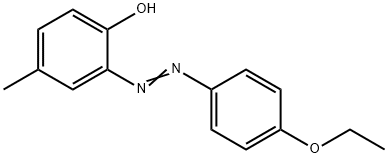 2-[(4-ethoxyphenyl)azo]-p-cresol  Struktur