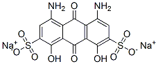 disodium 4,5-diamino-9,10-dihydro-1,8-dihydroxy-9,10-dioxoanthracene-2,7-disulphonate|