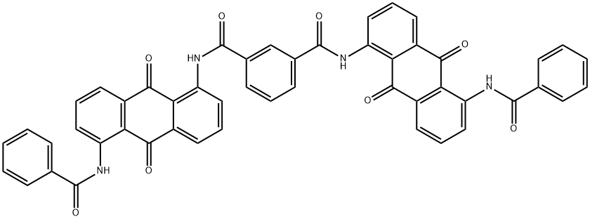 N,N'-bis[5-(benzoylamino)-9,10-dihydro-9,10-dioxo-1-anthryl]isophthaldiamide 