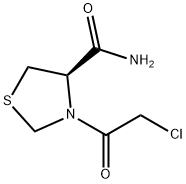 4-Thiazolidinecarboxamide, 3-(chloroacetyl)-, (4R)- (9CI) Structure