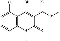 3-퀴놀린카르복실산,5-클로로-1,2-디히드로-4-히드록시-1-메틸-2-옥소-,메틸에스테르