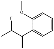 Benzene, 1-(2-fluoro-1-methylenepropyl)-2-methoxy- (9CI) 化学構造式